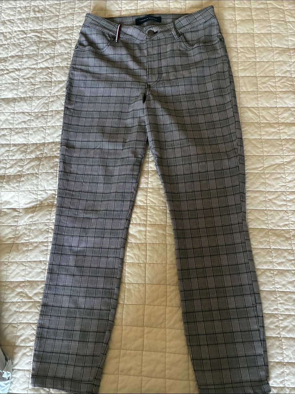 Tommy Hilfiger Grey Plaid pants